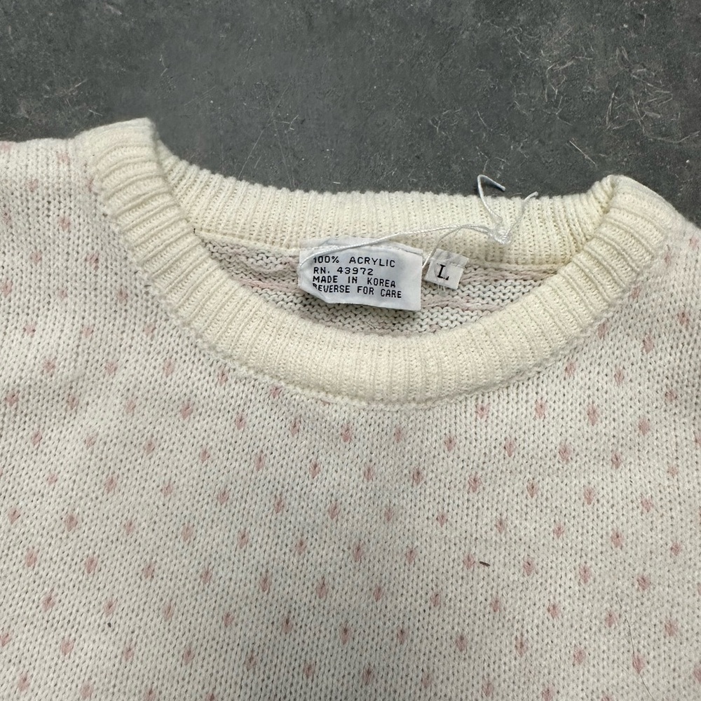 Vintage 70’s 80’s sweet floral sweater - Picture 3 of 7